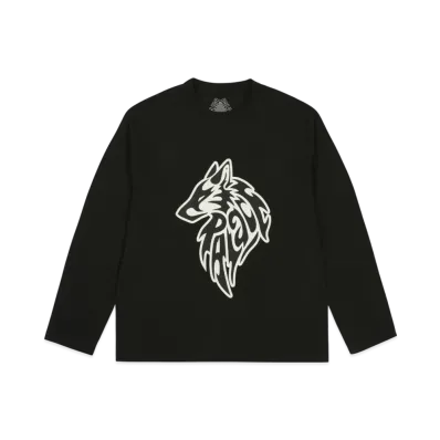PALACE Sketchy Lone Wolf Longsleeve "Black"