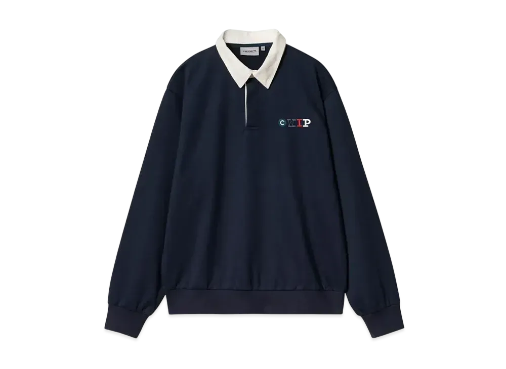 Carhartt WIP Flags Rugby Sweat "Space"