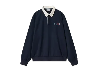 Carhartt WIP Flags Rugby Sweat "Space"