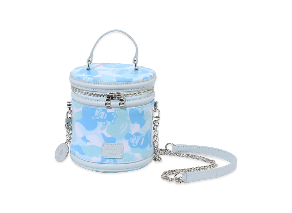 A BATHING APE Women's Baby Lisa ABC Camo Vanity Chain Shoulder Bag "Sax"