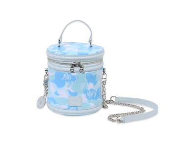 A BATHING APE Women's Baby Lisa ABC Camo Vanity Chain Shoulder Bag "Sax"
