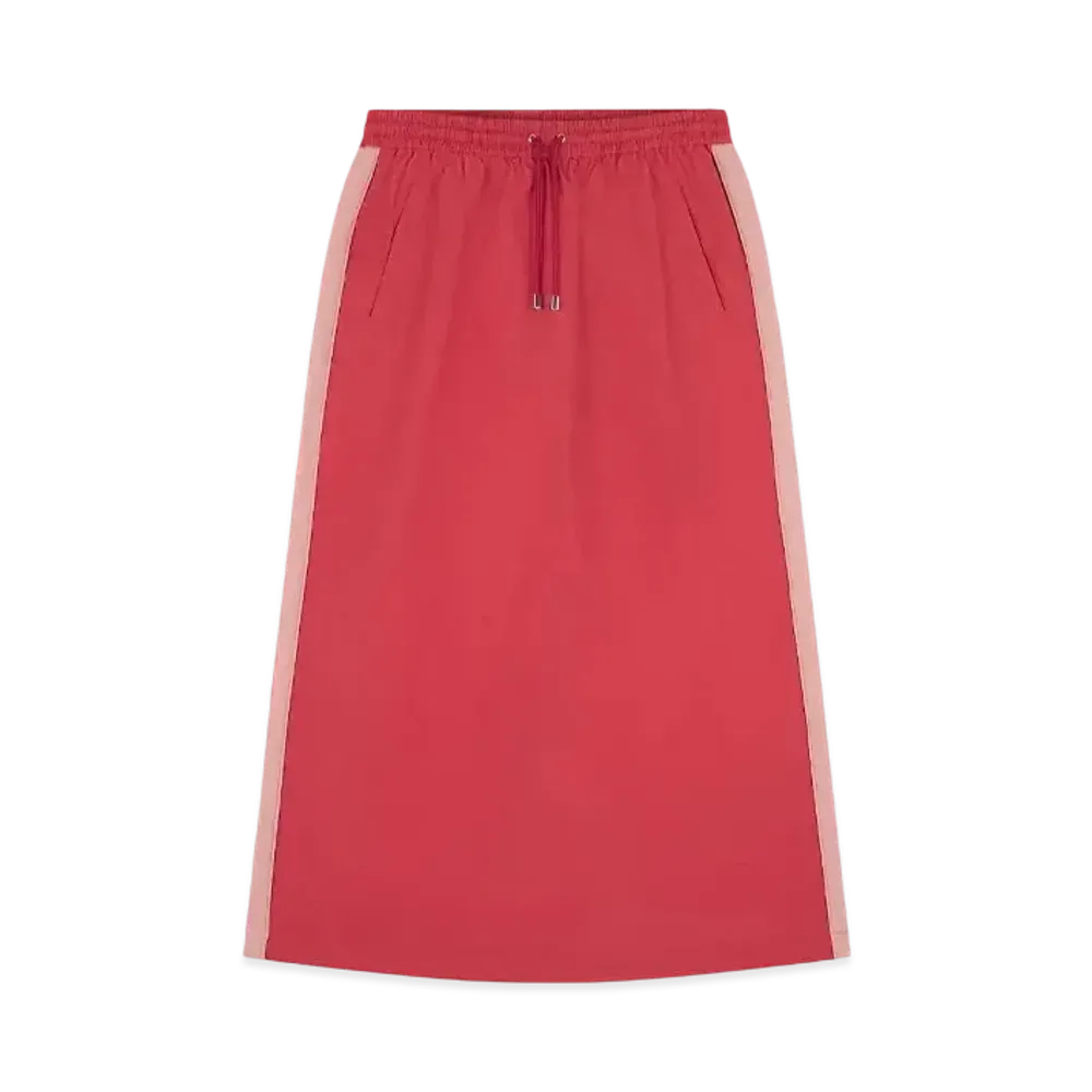 Maison Kitsune Flash Fox Long Skirt "Sierra/Acer Leaf"