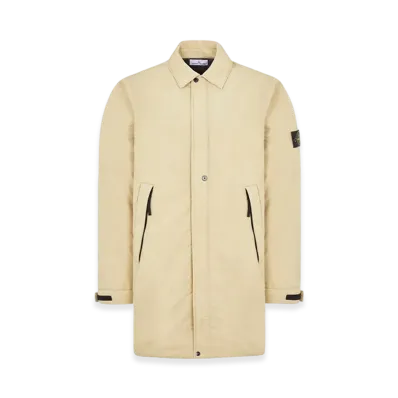 Stone Island 70726 Micro Twill with Primaloft P.U.R.E Insulation Technology Trench Coat - 23FW "Ecru"