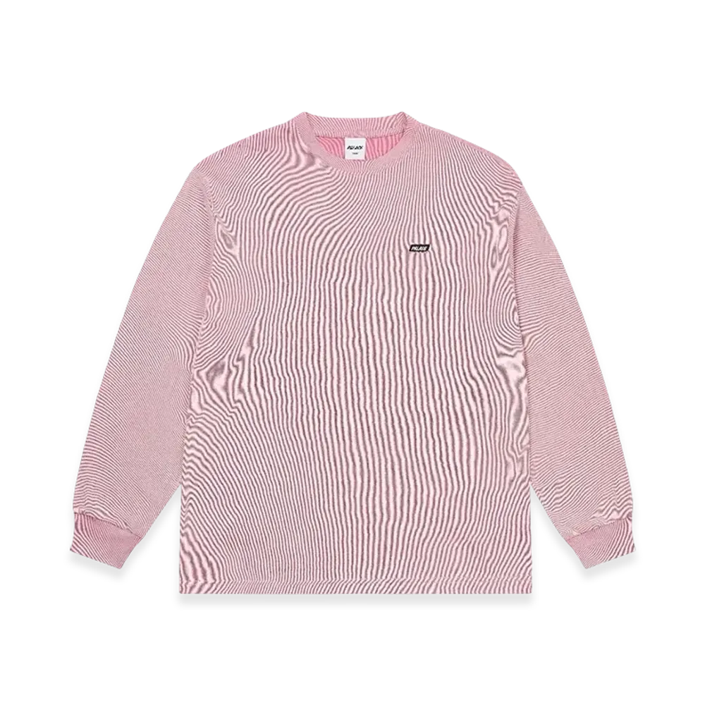PALACE Lenticular Longsleeve "Grey Pink"