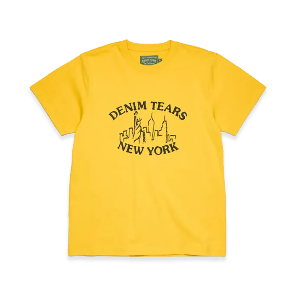 DENIM TEARS Skyline Tee "Yellow"