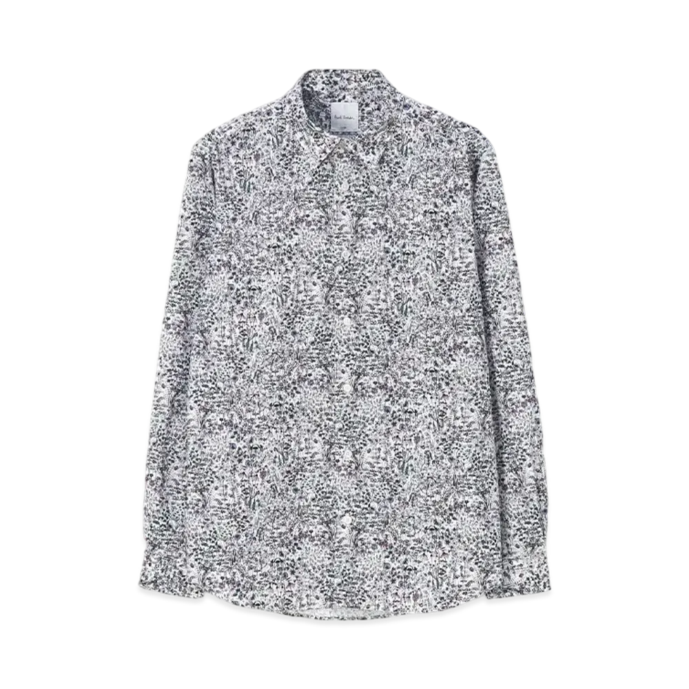 Paul Smith Sketch Floral Casual Shirt "Lavender"