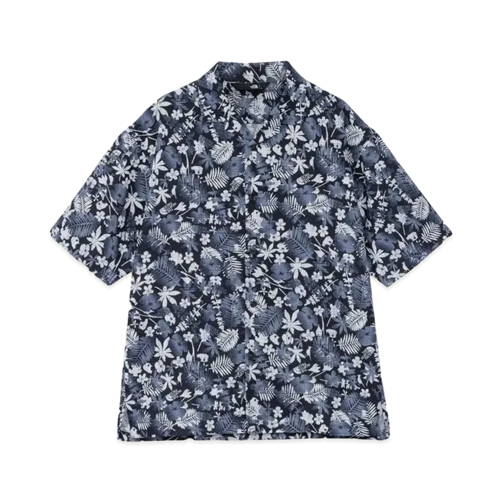 ザノースフェイス ショート スリーブ アロハ ベント シャツ "ヴィンテージサマーネイビー"