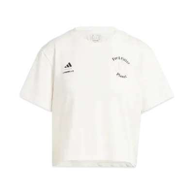 adidas Les Mills For A Fitter Planet Graphic Short Sleeve T-shirt "Chalk White"