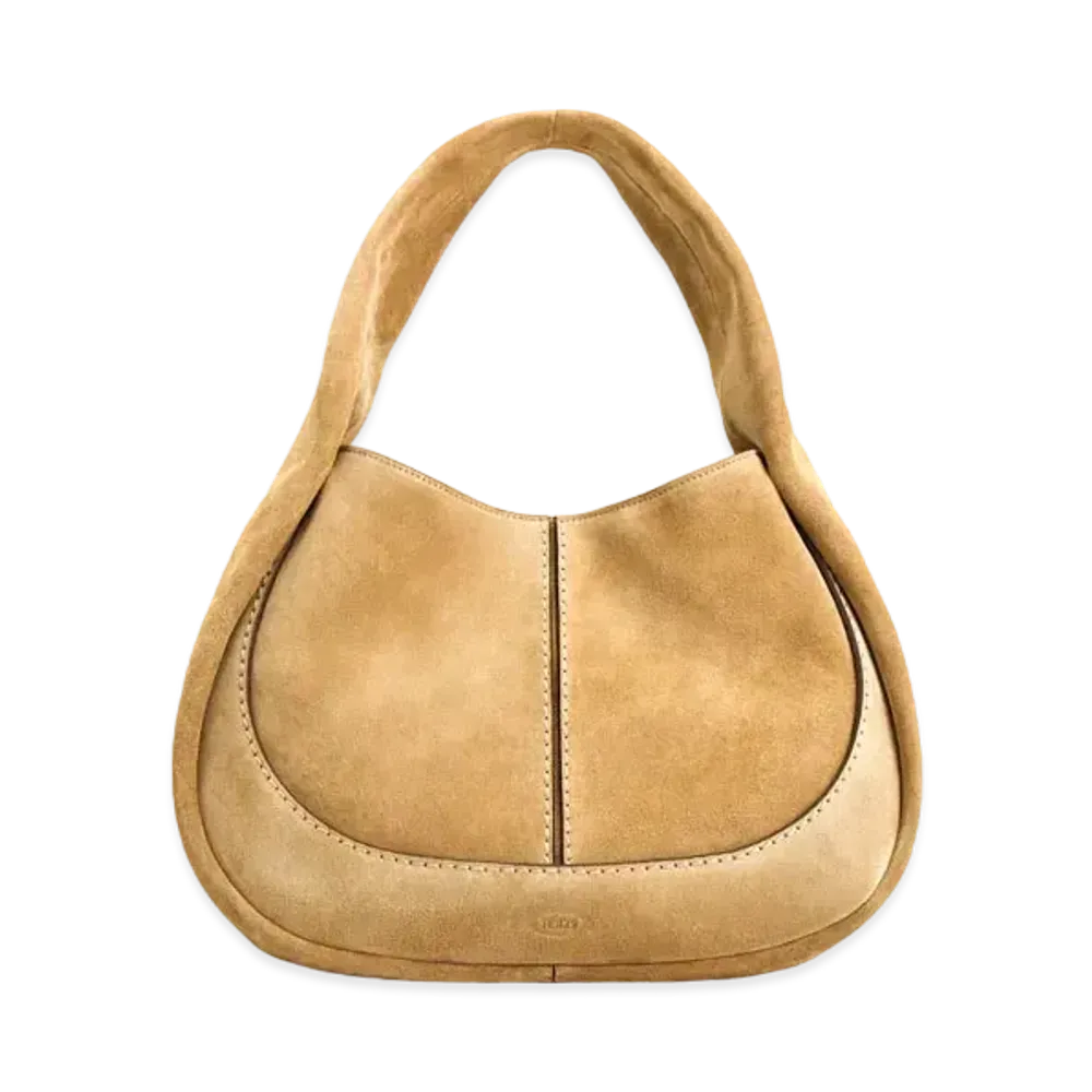 TOD'S Shirt Hobo Bag Small "Brown"
