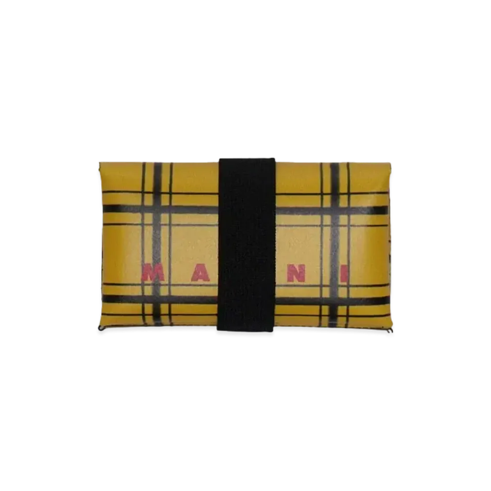 MARNI TRIBECA WALLET "ASPEN GOLD/BLACK"