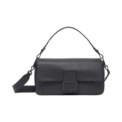FENDI Selleria Maxi Baguette "Black"