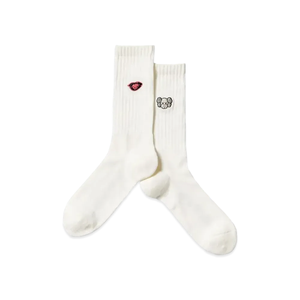 Uniqlo x KAWS x WARHOL Socks "White"