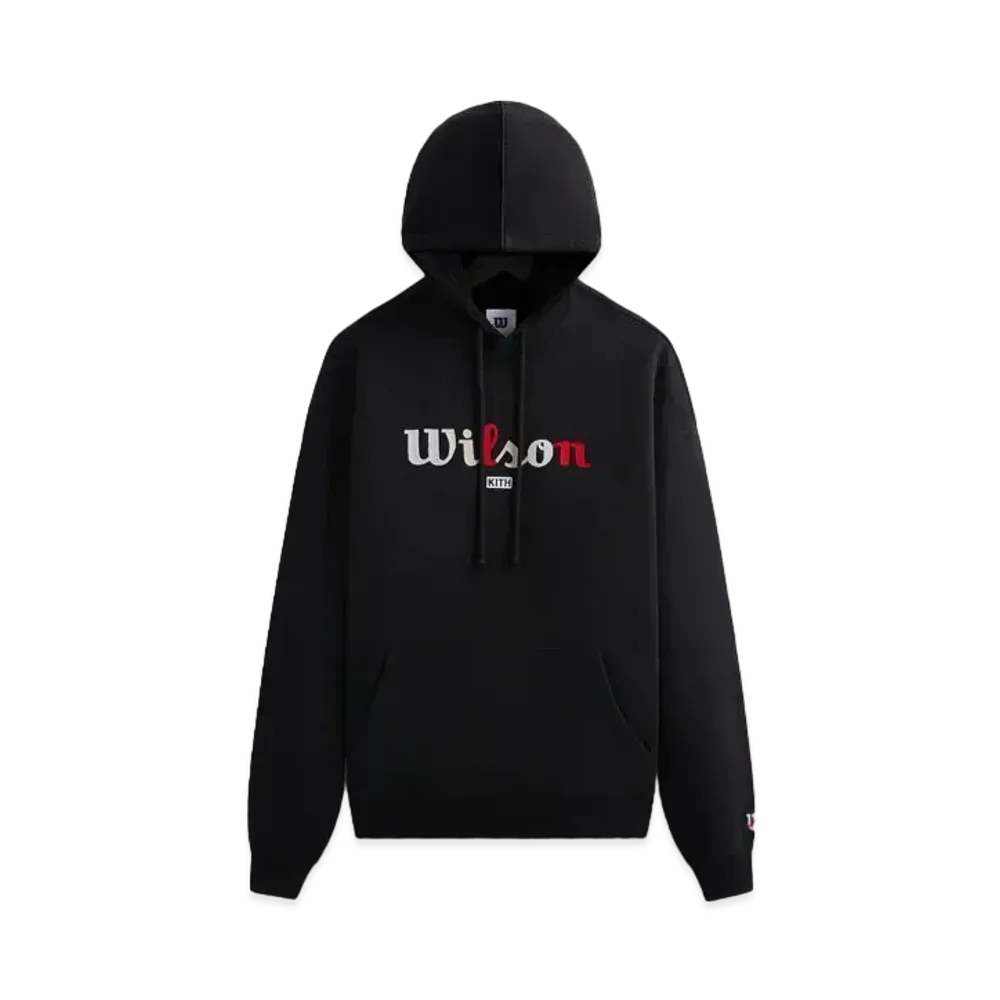 Kith x Wilson Vintage Multicolor Hoodie "Black"