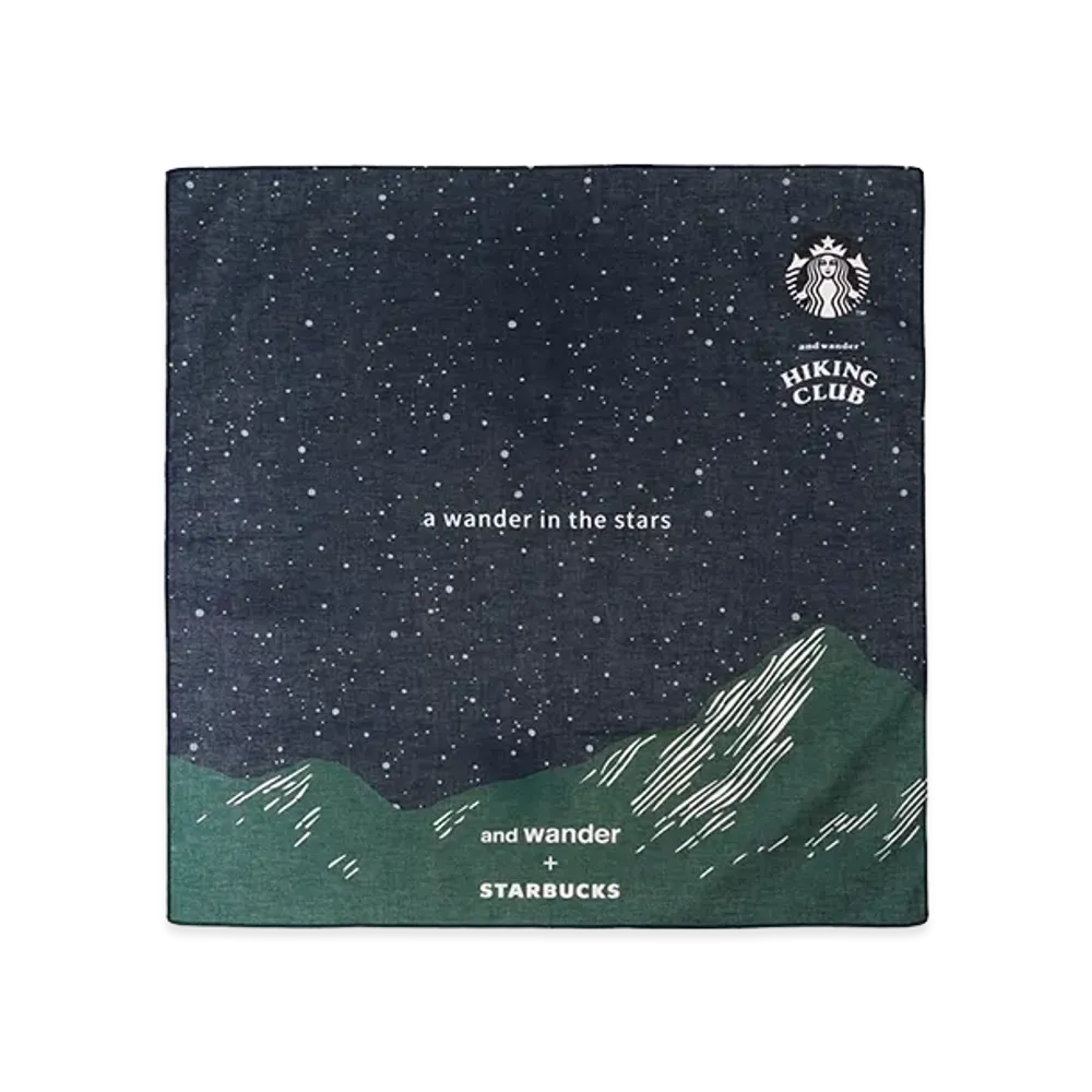 STARBUCKS x and wander Bandana "Multi"