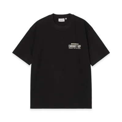 Carhartt WIP S/S Arcan T Shirt "Black heavy stone wash"