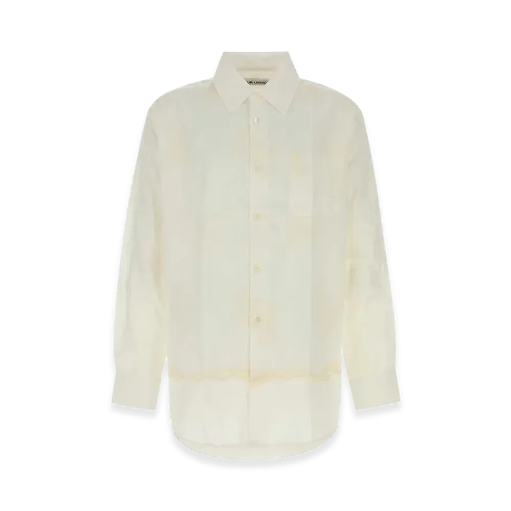 OUR LEGACY Cotton Oversize Shirt "White"