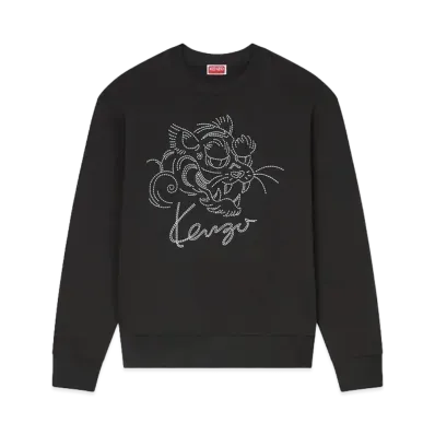 KENZO 'Star Tiger' Embroidery Sweat "Black"