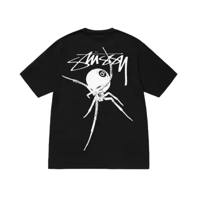 Stussy Arachnid Tee Pigment Dyed "Black "