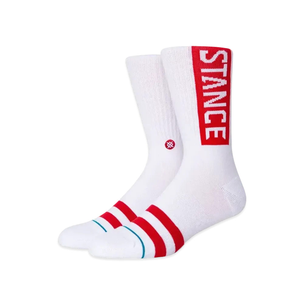 STANCE OG "WHITE/RED"