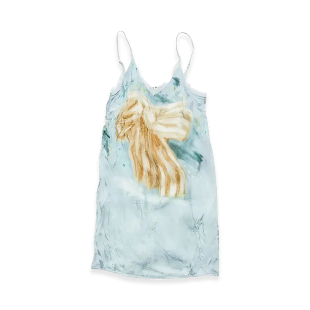 Acne Studios Printed Blouse Dress "Light Blue"