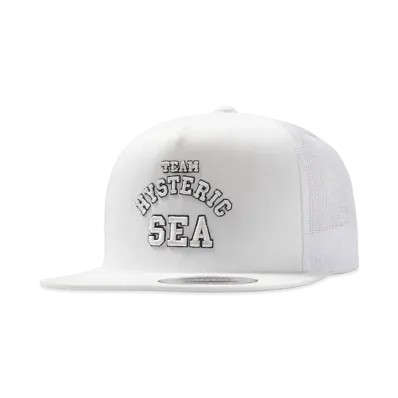 WIND AND SEA x HYSTERIC GLAMOUR Mesh Cap "White"