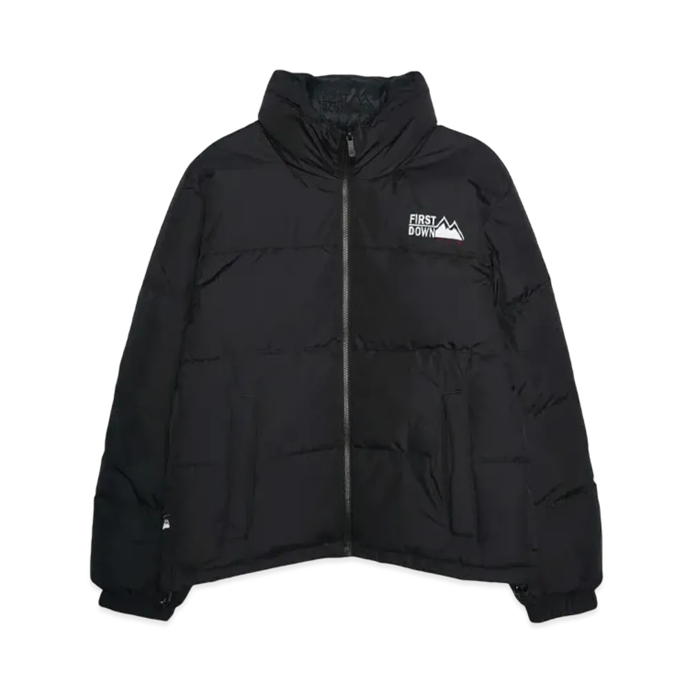 FIRST DOWN BUBBLE DOWN JACKET SHORT "BLACK"