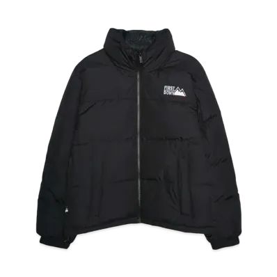 FIRST DOWN BUBBLE DOWN JACKET SHORT "BLACK"