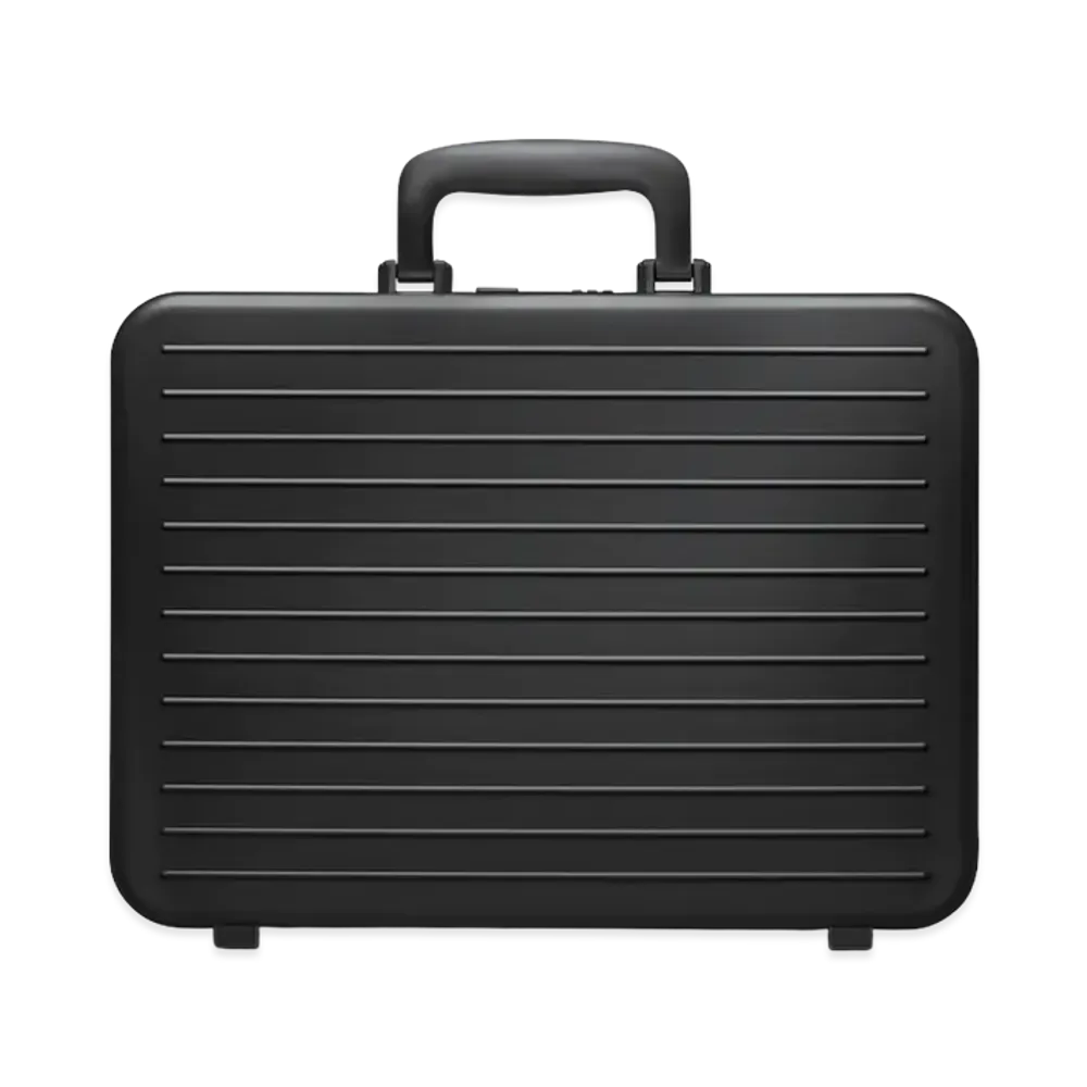 RIMOWA Attache - Aluminium Briefcase "Black"
