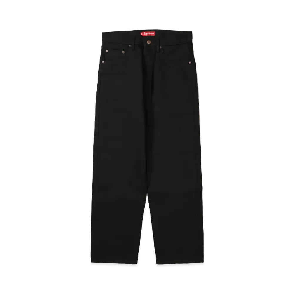 Supreme Rigid Loose Fit Selvedge Jean "Rigid Black"