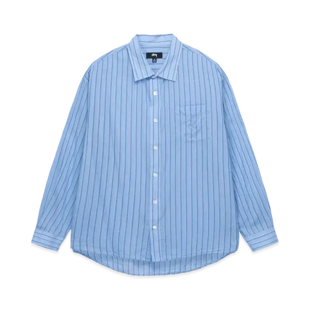 Stussy Light Weight Classic Shirt "Blue Stripe"