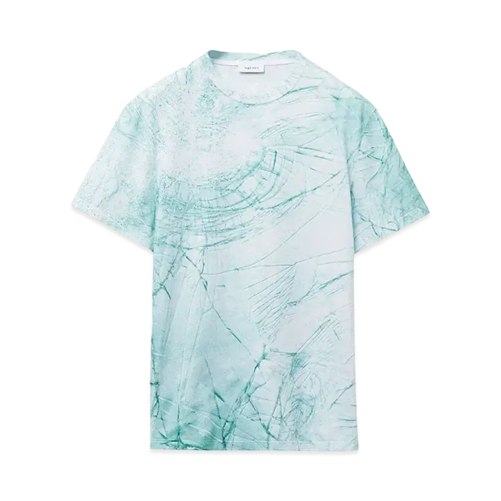Alexander McQUEEN Smashed Glass T-shirt "natural"