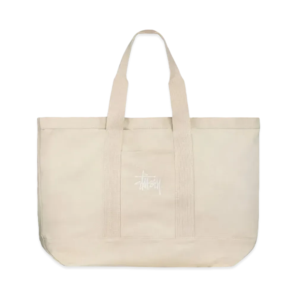 Stussy Ripstop Overlay Extra Large Tote Bag "Washed Black"