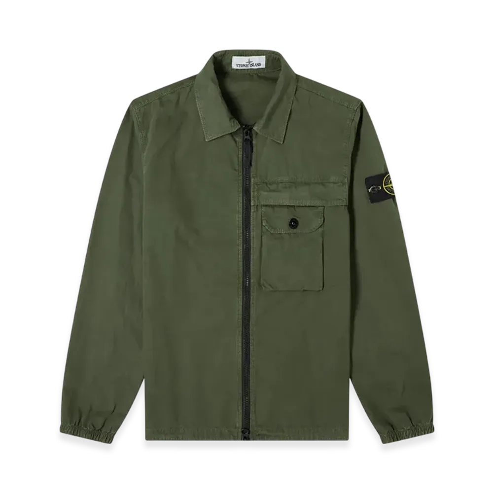 Stone Island 107WN T.CO+OLD Overshirt - 20FW "Dark Green"