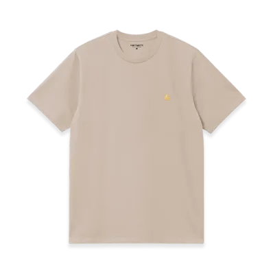 Carhartt WIP S/S Chase T-Shirt "Fleur De Sel / Gold"