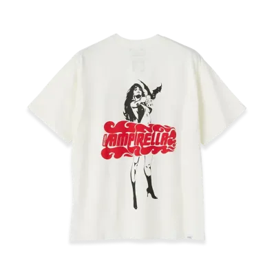 HYSTERIC GLAMOUR x Vampirella Flame Logo T-Shirt "White"