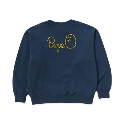 A BATHING APE x Sean Wotherspoon 4Way Crewneck "Navy/Gray"