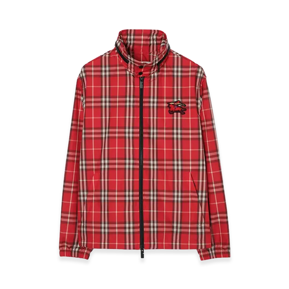 Burberry EKD Check Jacket "Crayon Red"