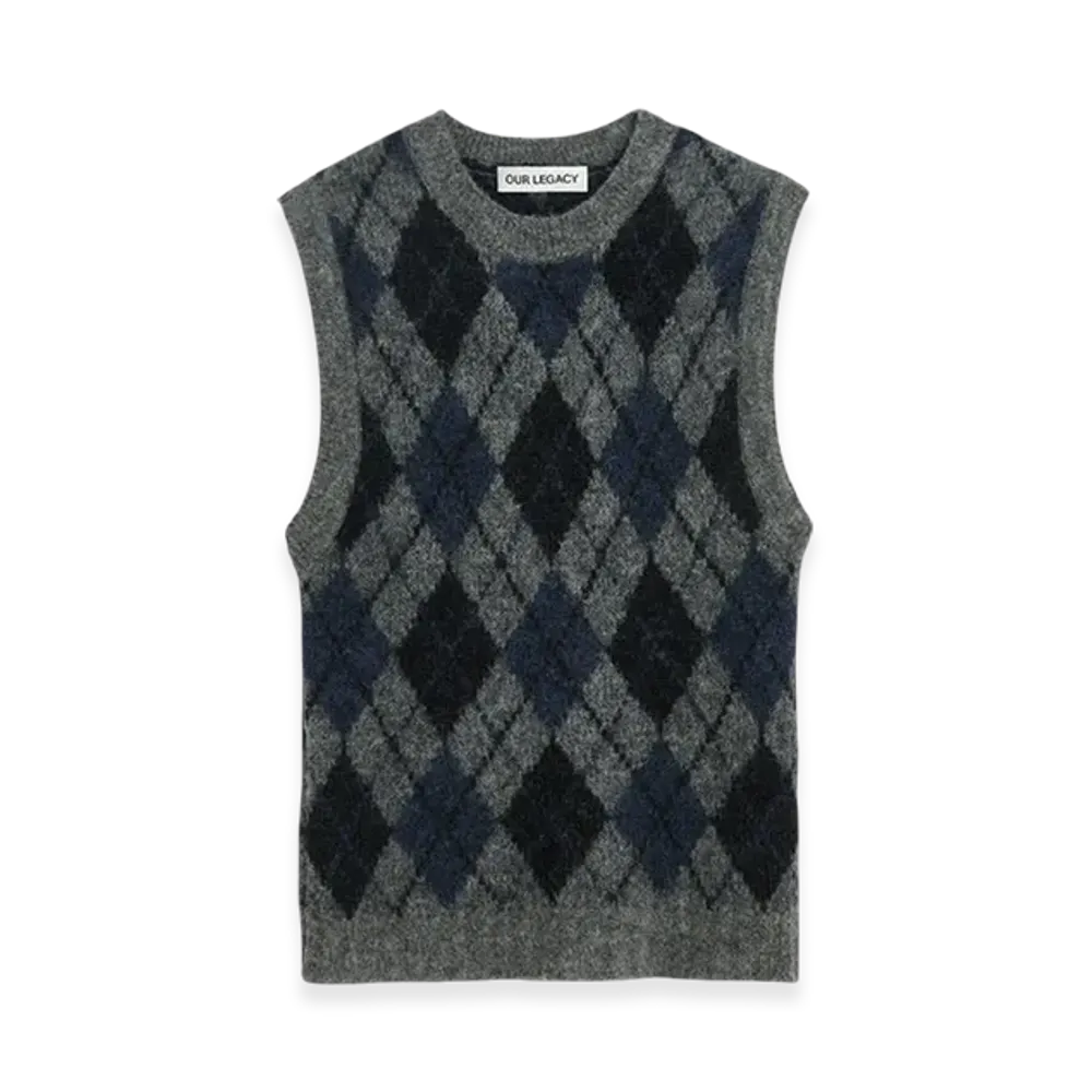 OUR LEGACY Formal Vest "Soft Duke Argyle"