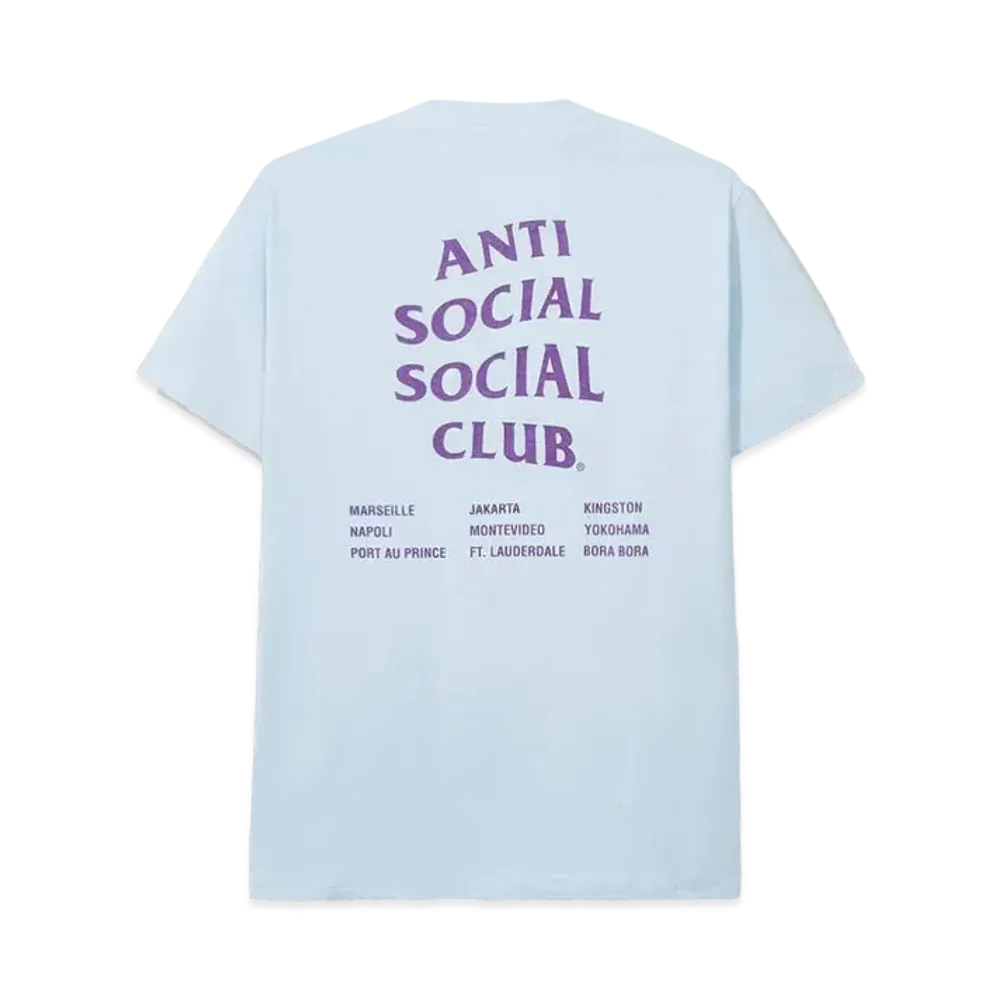 ANTI SOCIAL SOCIAL CLUB Club Med Tee "Blue" (SS20)