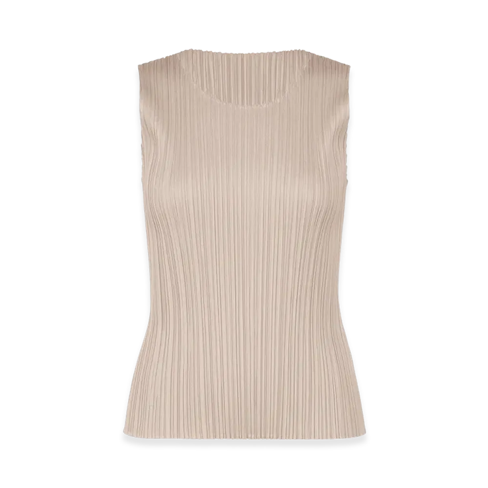 PLEATS PLEASE ISSEY MIYAKE New Colorful Basics 4 "Greige"
