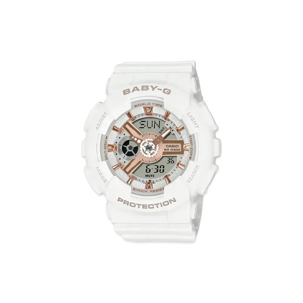 Casio G-Shock BABY-G BA-110 Series BA-110XRG-7AJF "White"