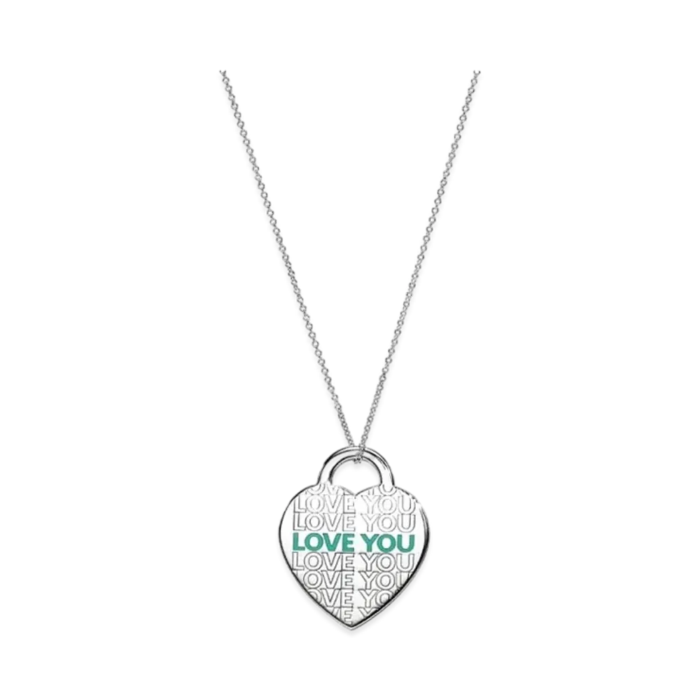 Tiffany & Co. Return to Tiffany Love You Heart Tag Pendant "Silver/Tiffany Blue"