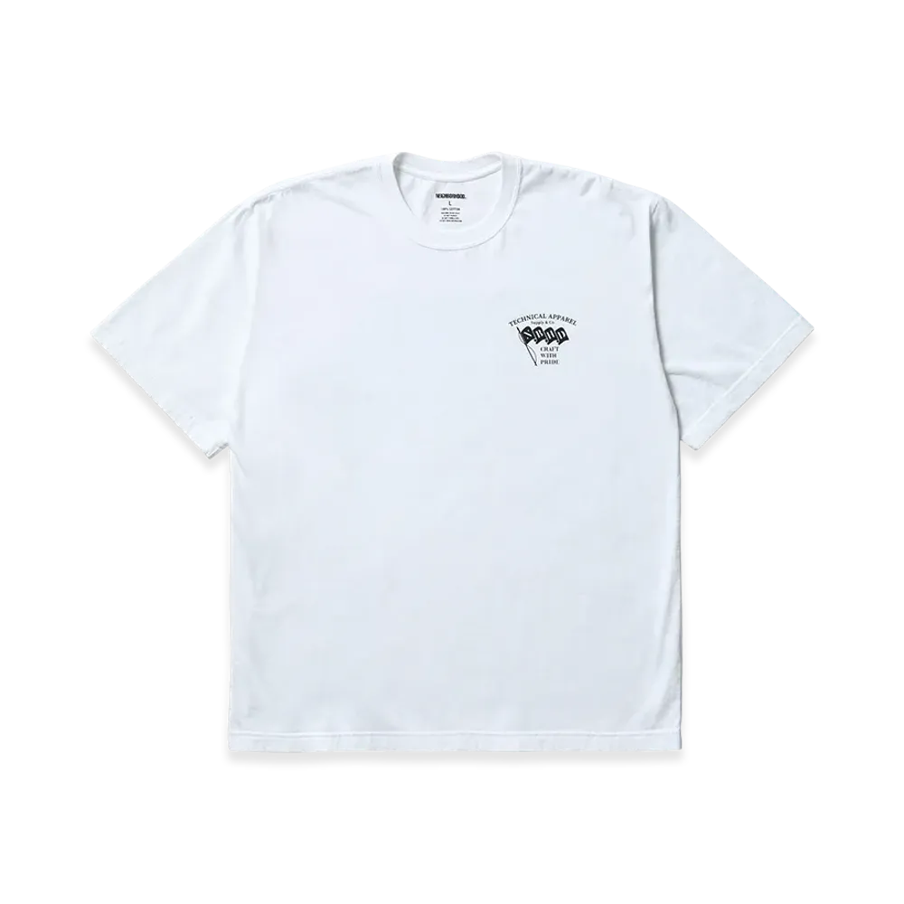NEIGHBORHOOD NH 252 Spot . Tee SS-4 "White"