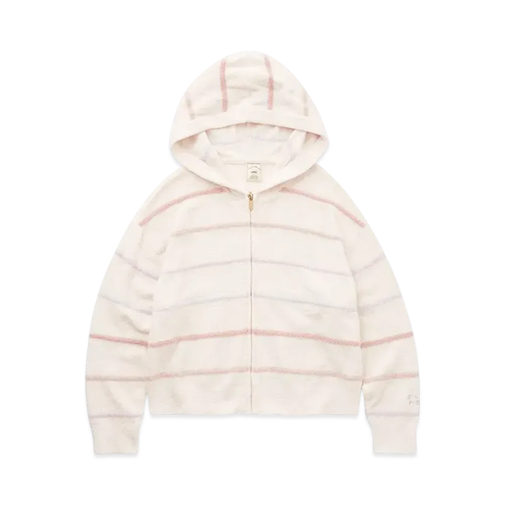 GELATO PIQUE Smoothy Colorful Border Parka "Pink"