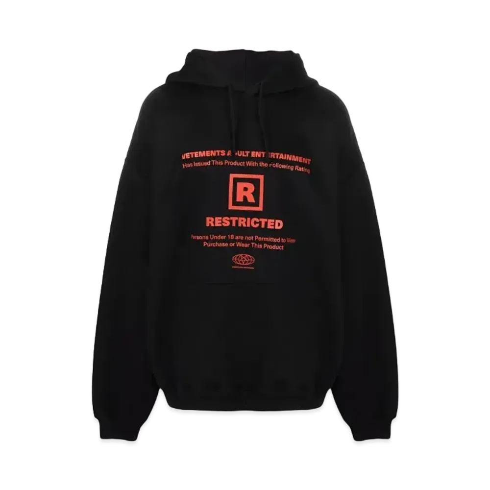 VETEMENTS Graphic Parker "Black"