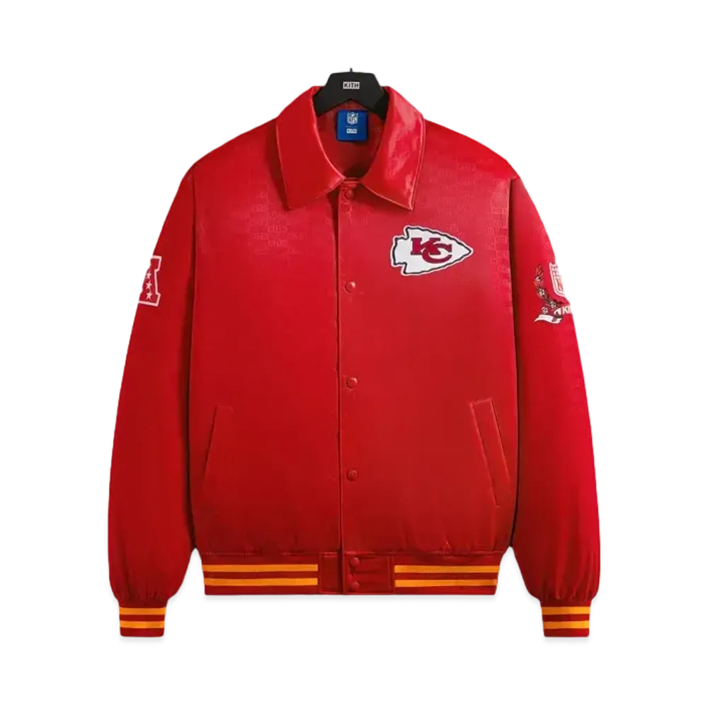 Kith x the NFL: Chiefs Satin Bomber Jacket "Race"