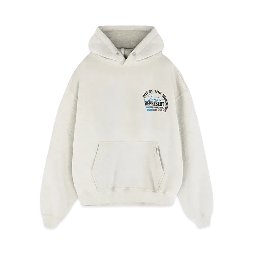 REPRESENT Out Of The Shadows Hoodie "Cream Marl"