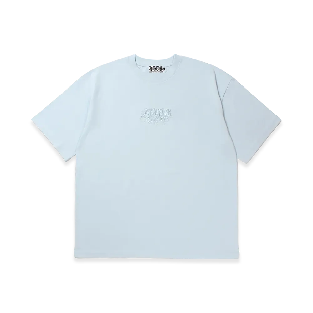 APHRODITEGANG Classic Logo Embroidery S/S Tee "Light Blue"