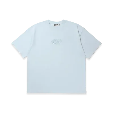 APHRODITEGANG Classic Logo Embroidery S/S Tee "Light Blue"