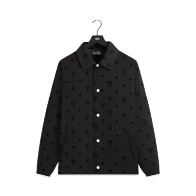 Kith x South2 West8 for Columbia Flocked Monogram Coaches Jacket "Black"